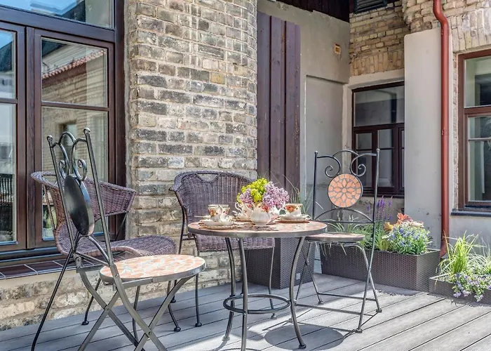 House Of Nobles With Personal Terrace In Uzupis Apartman *