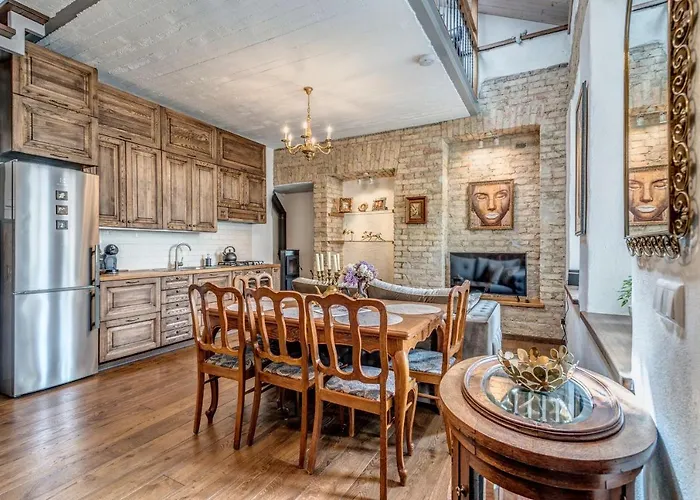 House Of Nobles With Personal Terrace In Uzupis Апартаменты Вильнюс